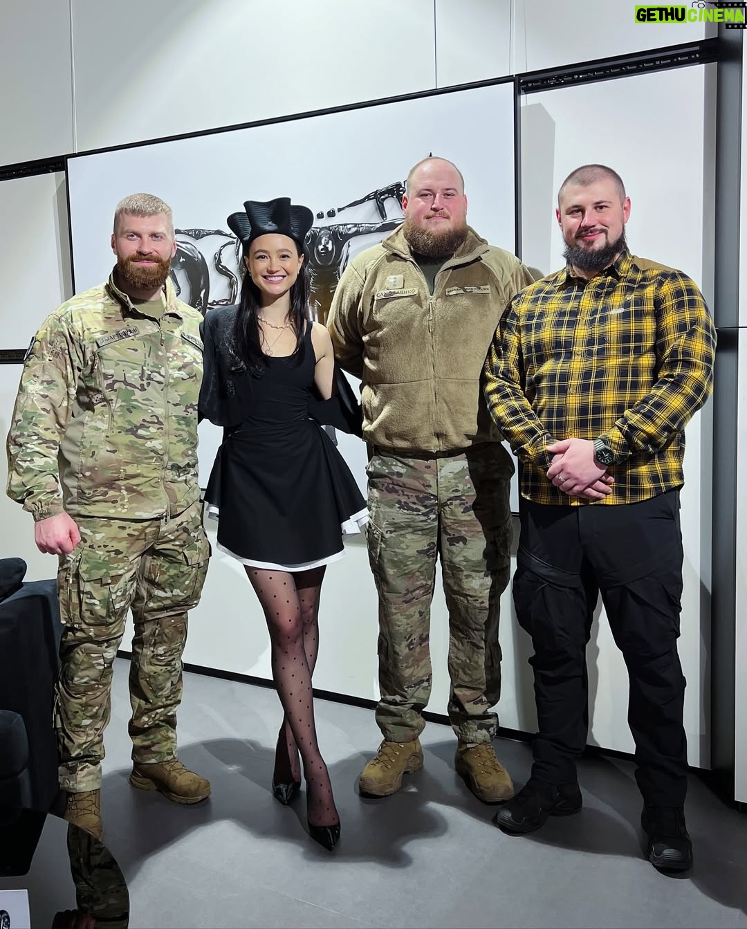 Marina Mazepa - 3.7K Likes - I’m thrilled to reveal!-> READ. SWIPE. LIKE. SHARE❤️
I spent the last month in Kyiv, witnessing everything firsthand. I used my art and talent to support my country, turning creativity into action!

I am one of the creators of this charity event, raising funds for an M113 armored personnel carrier for the @ab3.army —a crucial vehicle that helps transport troops safely on the battlefield, providing protection and mobility in combat zones.

For this event, I created a solo performance in collaboration with one of Ukraine’s most renowned artists, Anatoliy Kryvolap. @anatolykryvolap I embodied the ‘SOUL’ of one of his most famous paintings, ‘Night Horse,’ symbolizing Ukraine’s unbreakable spirit and resilience. And turned that into my own masterpiece ‘House Soul’ made out of my Body Alphabet.(Living Letters)

Using my Living Letters I created a special emblem for the 3rd Assault Brigade—piecing together their chevron from my body. This masterpiece, personally signed by Andriy Beletsky and myself, was auctioned for 1,000€. (Video 5)

Three of my paintings were sold, including ‘Soul Horse’, which was auctioned for 20,000€, raising crucial funds the ‘Iron Horse’ M113, for 3d Assault Brigade. 

I’m beyond grateful to everyone who made this project possible! Huge thanks to the @art_ua_gallery , @alex.rmnk @nataliia_zabolotna8888 and @pandora_studio for bringing this vision to life. A special thank you to my teacher and mentor @sansanichsay , who guided and helped me shape this performance. 
Your support, creativity, and dedication made this moment unforgettable.
.
The mission continues—JOIN THE AUCTION! Any of my artworks are opened for sale 25% of the proceeds will go to Ukraine!
.
The Hat and the Outfit by @vozianov.design