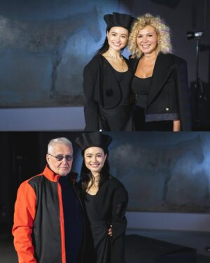 Marina Mazepa Instagram - I’m thrilled to reveal!-> READ. SWIPE. LIKE. SHARE❤️
I spent the last month in Kyiv, witnessing everything firsthand. I used my art and talent to support my country, turning creativity into action!
I am one of the creators of this charity event, raising funds for an M113 armored personnel carrier for the @ab3.army —a crucial vehicle that helps transport troops safely on the battlefield, providing protection and mobility in combat zones.
For this event, I created a solo performance in collaboration with one of Ukraine’s most renowned artists, Anatoliy Kryvolap. @anatolykryvolap I embodied the ‘SOUL’ of one of his most famous paintings, ‘Night Horse,’ symbolizing Ukraine’s unbreakable spirit and resilience. And turned that into my own masterpiece ‘House Soul’ made out of my Body Alphabet.(Living Letters)
Using my Living Letters I created a special emblem for the 3rd Assault Brigade—piecing together their chevron from my body. This masterpiece, personally signed by Andriy Beletsky and myself, was auctioned for 1,000€. (Video 5)
Three of my paintings were sold, including ‘Soul Horse’, which was auctioned for 20,000€, raising crucial funds the ‘Iron Horse’ M113, for 3d Assault Brigade.
I’m beyond grateful to everyone who made this project possible! Huge thanks to the @art_ua_gallery , @alex.rmnk @nataliia_zabolotna8888 and @pandora_studio for bringing this vision to life. A special thank you to my teacher and mentor @sansanichsay , who guided and helped me shape this performance.
Your support, creativity, and dedication made this moment unforgettable.
.
The mission continues—JOIN THE AUCTION! Any of my artworks are opened for sale 25% of the proceeds will go to Ukraine!
.
The Hat and the Outfit by @vozianov.design