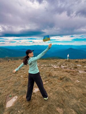 Marina Mazepa Instagram - I conquered Hoverla — the highest mountain in Ukraine💙💛 Swipe!
.
Today’s climb up Hoverla taught me something big
- the last steps are always the hardest. Right before the top is where most people quit, but if you push just a little further you get the reward. That’s where you win. Keep going until the breakthrough!
#Говерла (2061 м) / #Hoverla #marinamazepa #ɴᴇᴠᴇʀɢɪᴠᴇᴜᴘ #ukrainiangirl #capathianmountains