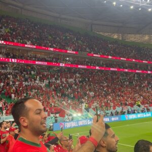Marine El Himer Instagram - On se donne rdv en demi finale in sha allah 🤲🏽🇲🇦⚽️🦁