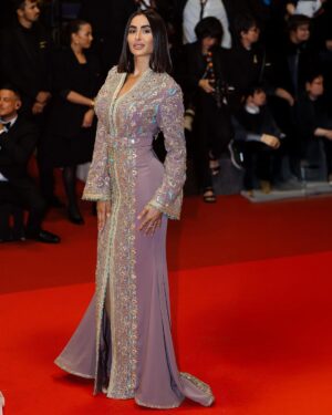 Marine El Himer Instagram - Walking the red carpet this year was a true honor.
A powerful moment filled with emotion, something I’m proud to have experienced.

I chose to wear a caftan, an elegant symbol of tradition, to pay tribute to my Moroccan roots.
Proud to celebrate where I come from and let it shine on the red carpet with grace and authenticity.

Thank you to everyone who made this unforgettable moment possible.

Caftan by @darcaftan__ 
📷 @gorbun_roman 

Collaboration commerciale.