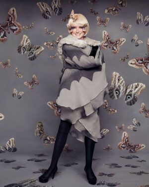 Martha Stewart Instagram - With a flutter of silk chiffon wings, a dazzling apparition emerges from the shadows to seek her place in the spotlight. Feathered lashes and whimsical clip-art wings around the eyes add dimension and flair to Martha's makeup. Learn how you can transform into "Motha" at the link in our bio.