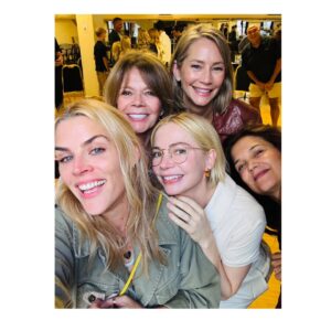 Mary-Margaret Humes Instagram - It has taken me all week to grasp ahold of what we experienced collectively together last Monday evening in NYC … but let me start by saying these ladies are exceptional in every way … Michelle Williams and @busyphilipps … wow just wow … you did it!! Together with Tommy Kail and director @jasontmoore … you brought so much joy into the theater. I love and miss all of you guys already @katieholmes @meremonroe #dawsonscreek #dawsonscreekreunion #tvfamily oh, and I do see you photobombing back there @abtvhd 😘