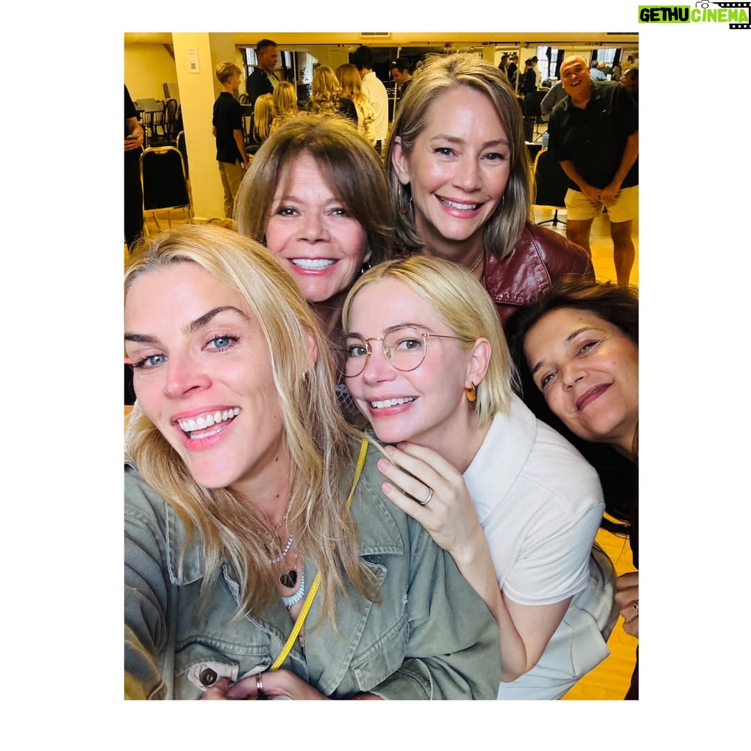 Mary-Margaret Humes - 10.7K Likes - It has taken me all week to grasp ahold of what we experienced collectively together last Monday evening in NYC … but let me start by saying these ladies are exceptional in every way … Michelle Williams and @busyphilipps … wow just wow … you did it!! Together with Tommy Kail and director @jasontmoore … you brought so much joy into the theater. I love and miss all of you guys already @katieholmes @meremonroe #dawsonscreek #dawsonscreekreunion #tvfamily oh, and I do see you photobombing back there @abtvhd 😘