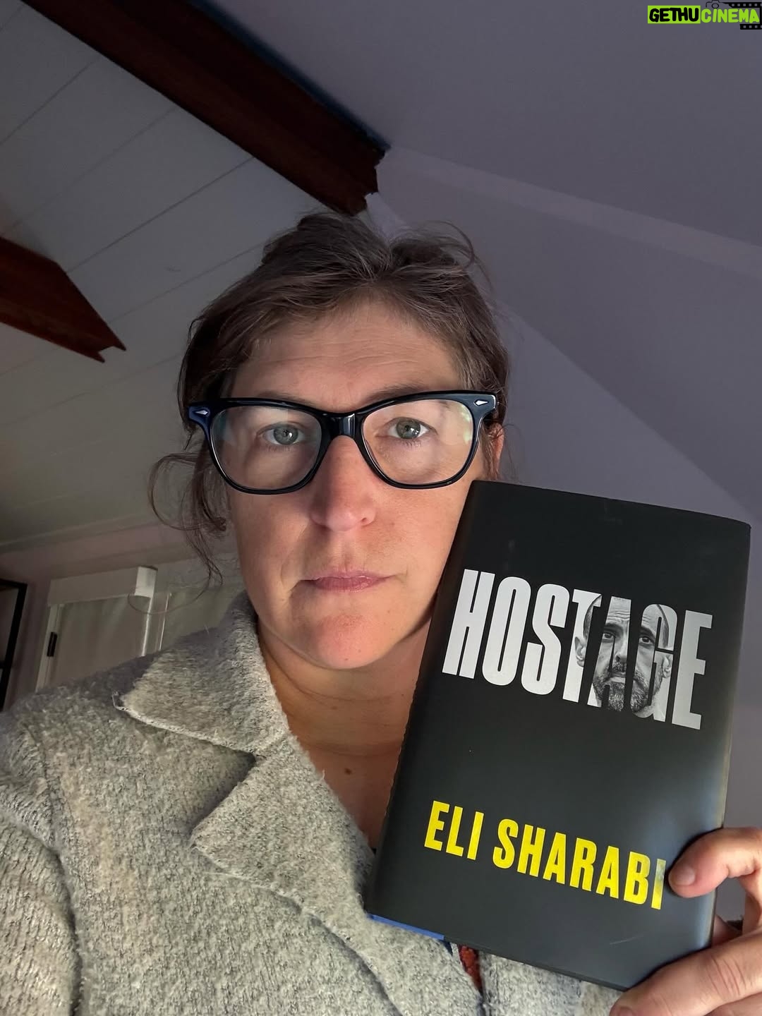 Mayim Bialik - 63.7K Likes - In case you are confused about the difference between a hostage and a prisoner, please read Eli Sharabi’s book HOSTAGE about the 491 days that he was held and tortured by Hamas. And if you are afraid to read it because you think it will be too much for you to handle, all the more reason to read his story of survival, heroism, and his unflinching belief in the beauty of his life. @eli_sharabi7