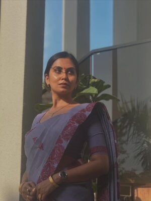 Meenakshi Borah Instagram - Grace in every fold...💜