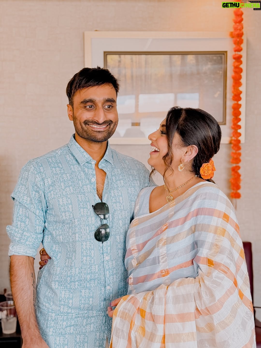 Meera Nandan - 75.9K Likes - Happy Birthday, my love and cheers to our 2nd Engagement Anniversary!
Today is extra special because I get to celebrate you .. the most amazing husband and my greatest blessing.
Thank you for being my biggest supporter, for always believing in me, and for bringing out the child in me when life gets too serious. Your love, your laughter, and even your endless pranks (that I secretly adore!) light up my world in ways I never imagined possible.
Thank you for lifting me up when I’m feeling low, and for being my calm, my chaos, and everything in between. I’m endlessly grateful that you came into my life.
May God bless you always with happiness, health, and all the love your heart can hold.
Here’s to us .. to love, laughter, and forever! 
I love you 😘🤗