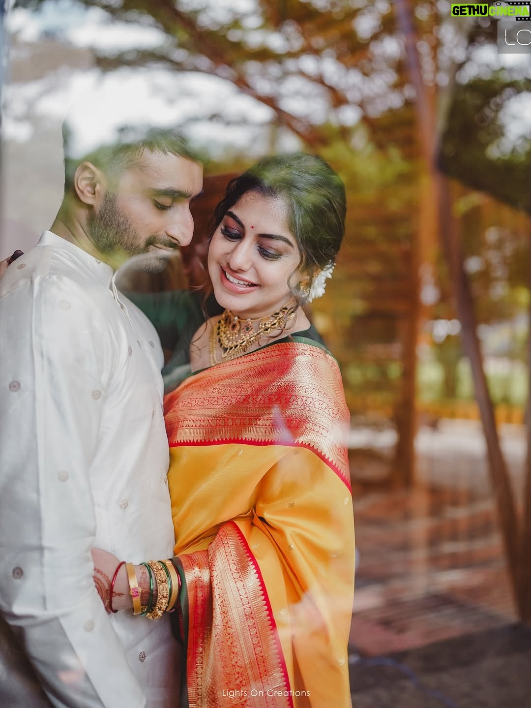 Meera Nandan - 75.9K Likes - Happy Birthday, my love and cheers to our 2nd Engagement Anniversary!
Today is extra special because I get to celebrate you .. the most amazing husband and my greatest blessing.
Thank you for being my biggest supporter, for always believing in me, and for bringing out the child in me when life gets too serious. Your love, your laughter, and even your endless pranks (that I secretly adore!) light up my world in ways I never imagined possible.
Thank you for lifting me up when I’m feeling low, and for being my calm, my chaos, and everything in between. I’m endlessly grateful that you came into my life.
May God bless you always with happiness, health, and all the love your heart can hold.
Here’s to us .. to love, laughter, and forever! 
I love you 😘🤗