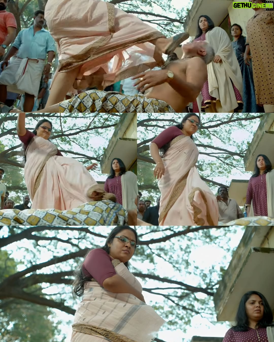 Megha Thomas - 10.5K Likes - "കാറ്റൊരുത്തി ഒരു തീ 
കാറ്റത്തൊരുത്തി എരിതീ"

Mu_Ri’s words are not just poetic; they are the pulse of the women in Bheemante Vazhi.
And if you’re watching closely, you’ll realise—this isn’t Bheeman’s story alone.
It’s also about the women who walk beside him, pass him, and even leave him behind.

You see women here not as accessories to a male journey, but as individuals with desires, depth, and their own destinations. In a village framed by walls—literal and metaphorical—these women carve out space, breath, and authority.

Yes, Bheeman’s choices in women are often led by lust or fascination.
But for the women, Bheeman represents something different—he offers space.
And sometimes, space is all a woman needs to taste freedom.

Take Blessy, played by Vincy Aloysious.
She enters the story quietly, but you can’t forget her.
In a society that often asks women to shrink or hurry, she slows down and chooses herself first.
Her relationship with Bheeman isn’t reckless—it’s thoughtful. Consensual. Honest.
And when she marries someone else, she doesn’t look back with regret.
When their paths cross again, she tells Bheeman:
"ഈ പ്രേമം എന്നൊക്കെയായി പറയുന്നത് ഒരു connection ആണ്. അത് ഒരാള്ക്ക് കിട്ടുകയും വേറെ ഒരാള്ക്ക് കിട്ടാതെ ഇരിക്കയും ചെയ്യുന്നത് ഒറിചിരി painful ആണ്."
That line isn’t dramatic—it’s real. A quiet acceptance that not all loves land equally. And not all wounds bleed outside.

Now meet Kinnari, played by Megha Thomas—perhaps the most quietly revolutionary presence in the film.
She comes from outside the village, a stranger to its rules, and yet, she blends in without losing herself.
There’s something luminous about her—a spark of openness and eagerness to understand, to belong, but not blindly conform.
She doesn’t allow her differences to isolate her; instead, she turns them into tools of connection.
She laughs, explores, asks, and unlearns.
She’s drawn to Bheeman—not for protection, but for presence. For a conversation of souls.
She desires a deeper, more rooted connection—one that’s emotional and spiritual, not transactional.
But when it doesn’t arrive, she doesn’t fall apart.

<<<Cont.In Cmnts>>>
•
@heartgoesummm ©️
•
@chembanvinod #bheemantevazhi #women