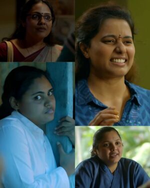Megha Thomas Instagram - "കാറ്റൊരുത്തി ഒരു തീ 
കാറ്റത്തൊരുത്തി എരിതീ"

Mu_Ri’s words are not just poetic; they are the pulse of the women in Bheemante Vazhi.
And if you’re watching closely, you’ll realise—this isn’t Bheeman’s story alone.
It’s also about the women who walk beside him, pass him, and even leave him behind.

You see women here not as accessories to a male journey, but as individuals with desires, depth, and their own destinations. In a village framed by walls—literal and metaphorical—these women carve out space, breath, and authority.

Yes, Bheeman’s choices in women are often led by lust or fascination.
But for the women, Bheeman represents something different—he offers space.
And sometimes, space is all a woman needs to taste freedom.

Take Blessy, played by Vincy Aloysious.
She enters the story quietly, but you can’t forget her.
In a society that often asks women to shrink or hurry, she slows down and chooses herself first.
Her relationship with Bheeman isn’t reckless—it’s thoughtful. Consensual. Honest.
And when she marries someone else, she doesn’t look back with regret.
When their paths cross again, she tells Bheeman:
"ഈ പ്രേമം എന്നൊക്കെയായി പറയുന്നത് ഒരു connection ആണ്. അത് ഒരാള്ക്ക് കിട്ടുകയും വേറെ ഒരാള്ക്ക് കിട്ടാതെ ഇരിക്കയും ചെയ്യുന്നത് ഒറിചിരി painful ആണ്."
That line isn’t dramatic—it’s real. A quiet acceptance that not all loves land equally. And not all wounds bleed outside.

Now meet Kinnari, played by Megha Thomas—perhaps the most quietly revolutionary presence in the film.
She comes from outside the village, a stranger to its rules, and yet, she blends in without losing herself.
There’s something luminous about her—a spark of openness and eagerness to understand, to belong, but not blindly conform.
She doesn’t allow her differences to isolate her; instead, she turns them into tools of connection.
She laughs, explores, asks, and unlearns.
She’s drawn to Bheeman—not for protection, but for presence. For a conversation of souls.
She desires a deeper, more rooted connection—one that’s emotional and spiritual, not transactional.
But when it doesn’t arrive, she doesn’t fall apart.

<<<Cont.In Cmnts>>>
•
@heartgoesummm ©️
•
@chembanvinod #bheemantevazhi #women
