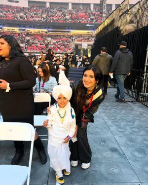 Meghna Chakraborty Instagram - How can I talk about 2024 without reflecting on the unforgettable experience of being on the road with team @diljitdosanjh for the groundbreaking North America leg of the Dil-luminati tour?! From two iconic stadiums to lighting up the Crypto Arena, and countless other venues across Canada and the US—we saw history unfold time and time and time again.

It has been an honor to witness Diljit continually break barriers with his artistry, and to watch him unite people from all generations and walks of life through the raw magic of music that transcends. To see all of the children, families and immigrants in the audience, their faces full of emotion and pure joy… this tour has truly been a celebration of both the present and the boundless potential of our future. 

Endless gratitude to the best DP @__vivianlau , the teams at @rippleeffectstudios and Saregama, and all the amazing people we crossed paths with in each city. Thank you for a lifetime of memories ❤️

#diljitdosanjh #diluminatiworldtour