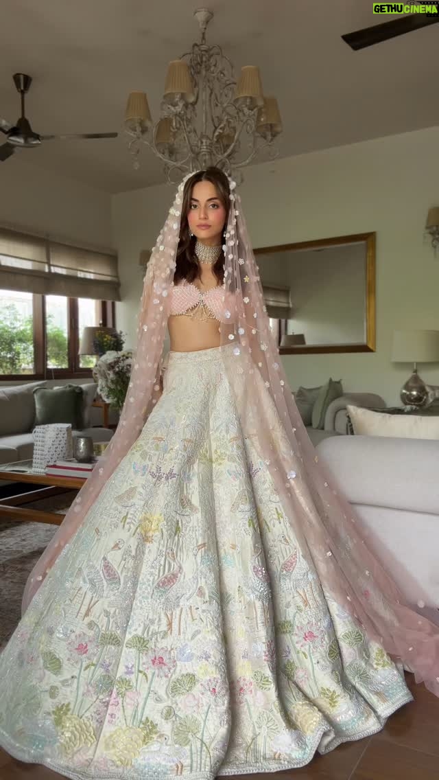 Mehak Bakshi - 4.8K Likes - I’m wearing Whispers of the Lake lehenga by @riantasofficial 🩷