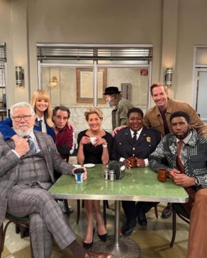 Melissa Rauch Instagram - The day is here, our Night Court Season 3 Finale! I know I have said, “You don’t want to miss” an episode  in the past and I stand by all of those times...but TONIGHT…tonight is different. Like, if you miss tonight, you’re gonna feel really f’in bad about it tomorrow, and as your friend, I do not want that for you. Look, I promise an hour of really great television with two back to back absolutely stellar episodes. At 8:00/7:00c we have @michaelurielikesit and @marshawarfield bringing their immense talents to our penultimate episode where Michael stars as the “Funnest Judge in the City” and Marsha returns as the iconic Roz Russell. Then at 8:30/7:30c we have @bigbangtheory and @youngsheldoncbs worlds collide with Night Court as Big Bang multiverse powerhouses @raeganrevord and #SimonHelberg appear in a jaw-dropping season 3 closer that will really drive home why this is not to be missed! Every one of our incredible Night Court family @just_lacretta @nyambi @wendiemalick @garyanthonywilliams @hiryanhansen @realrayabruzzo #JohnLarroquette brought down the house during the taping of this and I can’t wait for you all to check it out. See you there TONIGHT on @nbc starting at 8:00pm! 💙