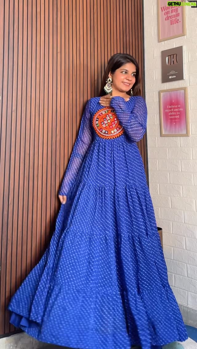 Miss Taanii - 5.3K Likes - Perfect for Navratri ✨💙 Comment “Gown” for Links🫶🏻
FLARED GOWNS FOR NAVRATRI FROM FLIPKART 
.
.
.
#navratrioutfit #garbaoutfit #ethnicwears #gown💕 #flipkart
