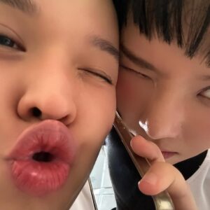 Miu Le Instagram - Váng Sữa và Váng Vưng dí hàaaa @tien.tien