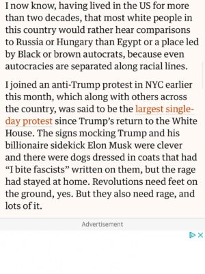 Mona Eltahawy Instagram - My new oped.
I moved to the United States from Egypt in 2000 and I have spent the past 25 years watching the US turn into Egypt
But no one is under any illusion that Egypt's dictator was freely and fairly elected. 77 million people freely and fairly elected Trump.
For as long as I could read newspapers, Iāve heard that Arabs love strongmen dictators: from Hosni Mubarak to Saddam Hussein to Muammar Gaddaf. None of them freely or fairly elected. 77 million people in the U.S. freely and fairly ejected Donald Trump. Who loves the strongman dictator?