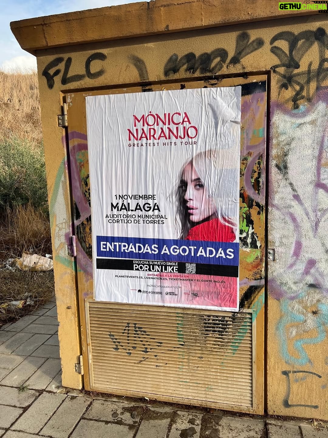 Mónica Naranjo - 1.4K Likes - Las calles de Málaga lo saben…. @greatesthitstour de @monicanaranjo está llegando!!!!!!😍

Segundo sold out de la gira!! Gracias!!!❤️🙏🏼

¡¡Nos vemos este sábado!!

Gracias a @los40classic.oficial por ser la emisora oficial con el apoyo de @cadena_dial 

#MónicaNaranjo #GreatestHitsTour #Málaga
