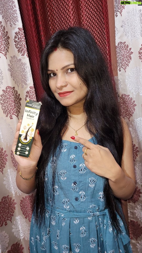 Monika Kushwah - 1K Likes - Unlock the secret to timeless hair health with Hair Shield Infinity Ayurvedic Hair Oil.

Stimulate hair growth and reduce hair fall Nourish
and protect your skin Promote healthy hair and scalp
nfused with the richness of 21 Ayurvedic herbs and & natural oils, this is the care your hair deserves. 

Apply Hairshield Infinity Hair 0il daily to your scalp
and hair for strength, shine, and natural thickness..
It's been a game changer for my hair care journey.
my hair fall reduced significantly and i can see new
baby hair growth too..

Try @myhairshield Hairshield Infinity Ayurvedic Hair
oil for yourself And see the Amazing results.

#hairshield
#haircare #myhairshield
#hairoil #ayurvedichairoil
#fashionista_monika #instagram #instagood #instafashion