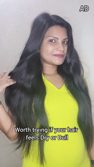 Monika Kushwah Instagram - Dry, dull hair? Not anymore! ✨ This shampoo deeply hydrates, making my hair soft, smooth, and full of life. If your strands need moisture, you NEED to try this! 💦🌿
#HydrationBoost #HealthyHair #HaircareRoutine #Ad #fashionista_monika