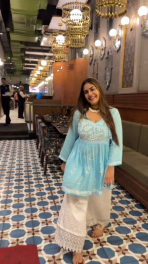 Monika Sharma Instagram - जय बंसीवाले की 🙏 #MonikaSharma #instagood #living #lifestyle #restro #trending  #haryanvi #haryanvistatus #status