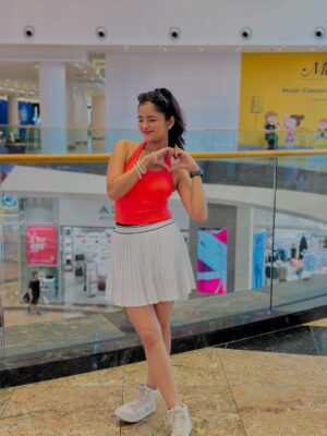 Monika Yadav Instagram - Radiating good vibes only ✨ because happiness looks the best on me 💖
.
#heartfullofsmiles☺️ #InstaVibes #OOTDInspo #MallDiaries #GlowWithConfidence #FashionMood #PositiveEnergyOnly #StyleWithSmile #WeekendMoodOn #FitAndFab #explorepageready