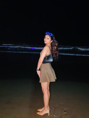 Monika Yadav Instagram - Catch me where the glow hits just right 🍒🍇
.
#instamood #instagram #foryou #fypage #explore #bali #photoshoot #photooftheday #beach #nightlife #lifestyle #love #travel #glow #outfitoftheday #ootd #grwm