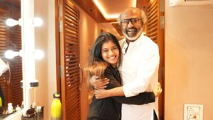 Monisha Blessy Instagram - 📌12.12.2024✨ This day this moment ! Miracles do happen ! The way Sir hugged with excitement 🥹🌟 
SuperStar for a reason 🤍 
#HappyBirthdaySuperstarRajinikanth Sirrr😎 

#coolie 

Thanking GOD for this blessing 🥹❤️ #Blessed #PraisebetoGOD