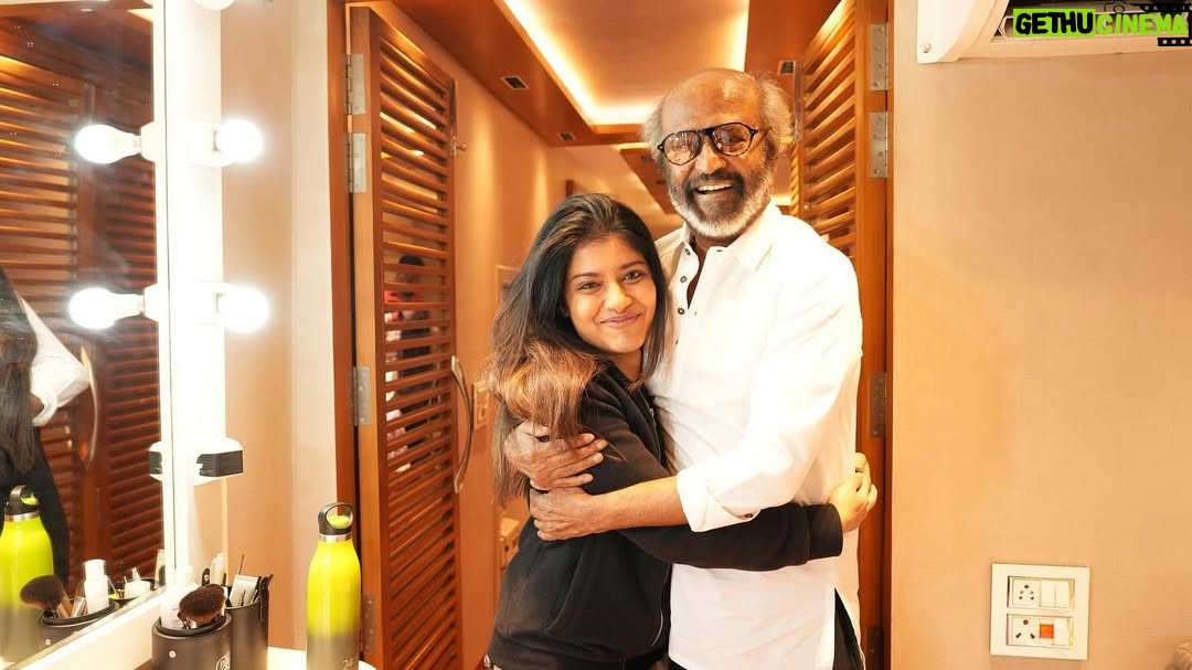 Monisha Blessy - 271.5K Likes - 📌12.12.2024✨ This day this moment ! Miracles do happen ! The way Sir hugged with excitement 🥹🌟 
SuperStar for a reason 🤍 
#HappyBirthdaySuperstarRajinikanth Sirrr😎 

#coolie 

Thanking GOD for this blessing 🥹❤️ #Blessed #PraisebetoGOD