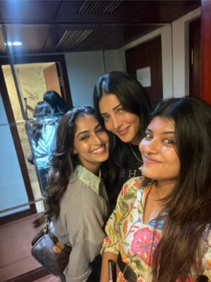 Monisha Blessy Instagram - Thanks to GOD for His immense grace and guidance in my journey. ♥️

A big thanks to @lokesh.kanagaraj anna for trusting me and giving me this huge opportunity in #Coolie it truly means the world to me.

As @rajinikanth sir always says, miracles do happen… and for me, just being part of this film itself is nothing short of a miracle.
Sharing the screen with so many great and inspiring actors is something I will cherish forever.

And

Congratulations on completing an extraordinary 50 years in cinema Super star #RajiniKanth sir ♥️
No words can truly describe  what you mean to me and to countless fans you are beyond definition, beyond comparison.

Sharing the screen with you has been one of the biggest blessings and proudest moments of my life. Your journey, humility, and passion for your craft inspire me every single day.

It’s an honour to witness your golden milestone, sir.

Playing ‘Priya’ has been such a beautiful experience Special thanks to @chandhru_anbazhagan bro for the constant support and guidance ✨

This film will always hold a very special place in my heart, and I’m beyond grateful for every single moment of it.

#Coolie Mania Begins worldwide from today 🌟

@sunpictures @anirudhofficial #AamirKhan #Nagarjuna @nimmaupendra #SathyaRaj @SoubinShahir @shrutzhaasan @reba_john @hegdepooja @anbariv_action_director @girishgangadharan @philoedit @artdirector_satheeskumar @iamsandy_off @chandhru_anbazhagan @praveenraja