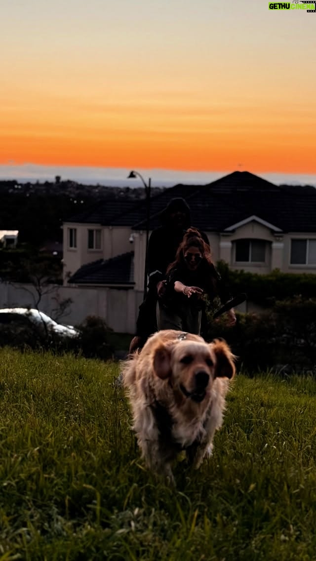 Mousha Khatri - 8.3K Likes - just us, golden hour edition 🌅🐾