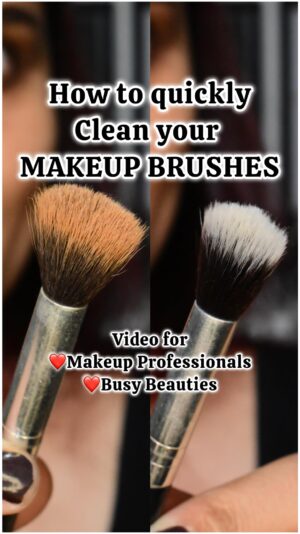 Mukul Richards Instagram - Fun fact: Not cleaning your brushes regularly can actually change the color of your makeup. Happened to me once during a client shoot—never again!
Brush cleanser in frame @shomavenofficial #gifted
