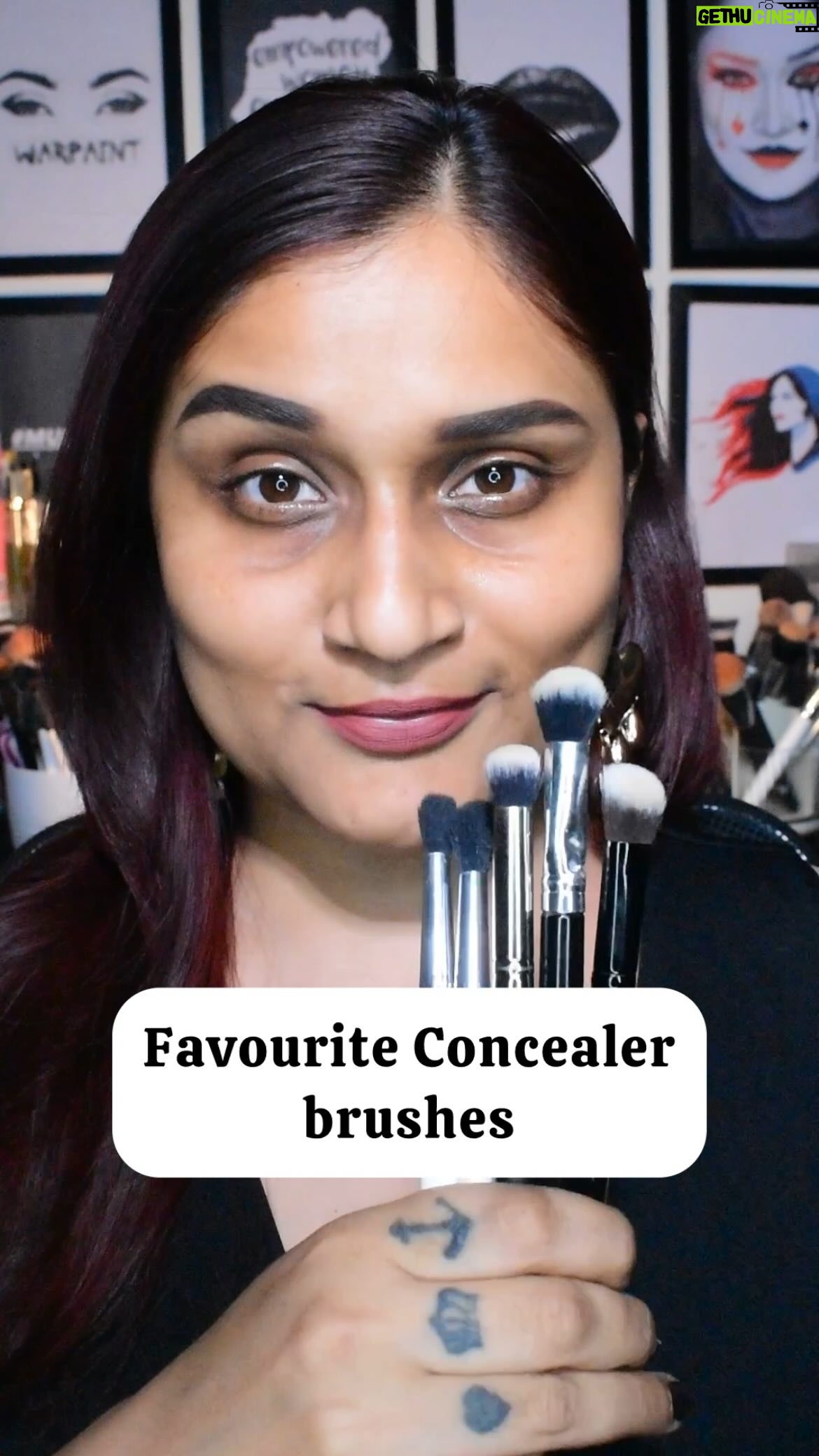 Mukul Richards - 1.2K Likes - My Top 3 concealer brushes 🌸
Explained why I love them, what they’re best at, and where you can buy them (all under ₹600!)
	1.	@cuffsnlashes 06 Dual Ended – ₹350
From @mynykaa or brand’s website
	2.	@justgoldindia Concealer Brush – ₹450
Available on @amazondotin 
	3.	@rufa_beauty RB17 – ₹559
Available on brand’s website

Save this reel before your next makeup brush purchase!
#ConcealerBrushes #MakeupBrushReview #IndianMakeupTools #BudgetBeauty #DarkCircleTips #MakeupForBrownSkin