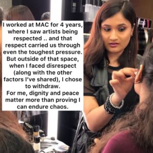 Mukul Richards Instagram - Here’s a little get to know me 💙
Many of you ask me about bridal makeup services, and why I don’t take them up anymore.
This carousel is a piece of my journey 💕 the choices I’ve made for my peace, dignity, and lifestyle.
Grateful for everyone who’s been part of it