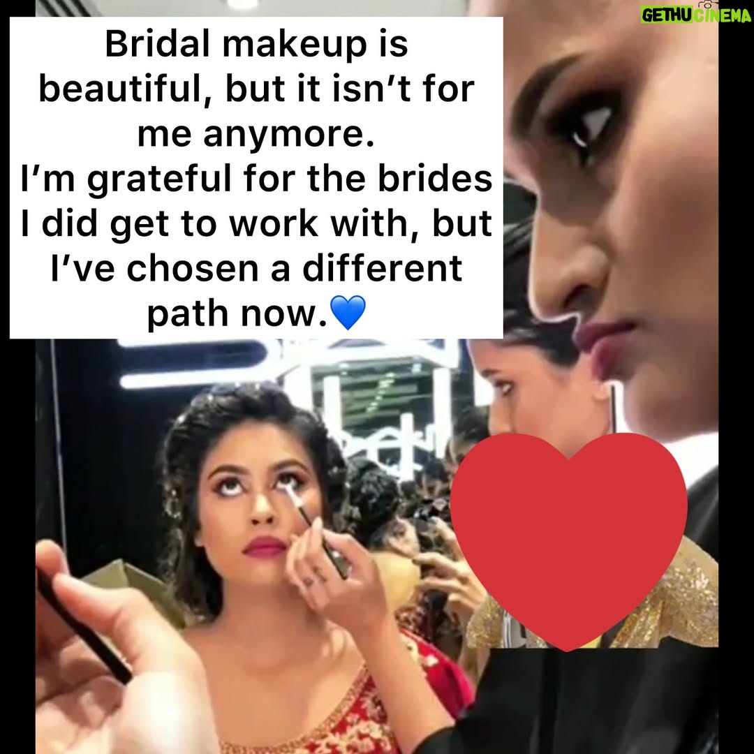 Mukul Richards - 4.8K Likes - Here’s a little get to know me 💙
Many of you ask me about bridal makeup services, and why I don’t take them up anymore.
This carousel is a piece of my journey 💕 the choices I’ve made for my peace, dignity, and lifestyle.
Grateful for everyone who’s been part of it