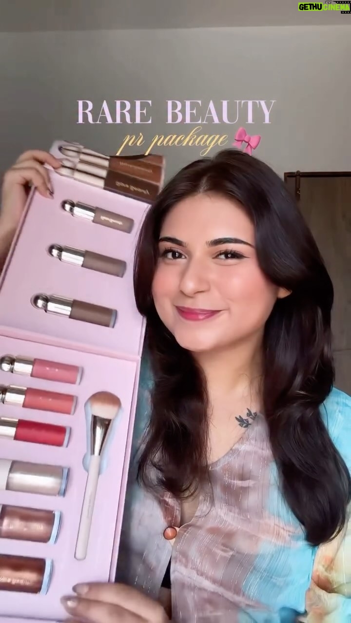 Muskan Roy - 3K Likes - aaaahh my first ever @rarebeauty PR Package 🥹🎀

Rare beauty is exclusively available on @sephora_india so go check it out!