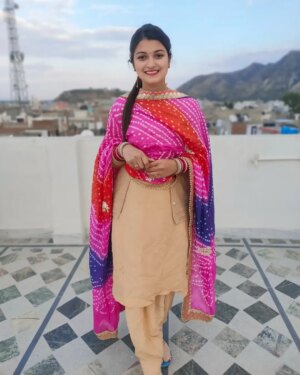 Muskan Thakur Instagram - 😍❤️😍
#ootd #punjabi #himachali #suit #girl #viral #trending #explore #muskan____thakur