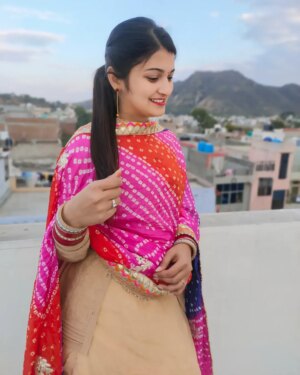 Muskan Thakur Instagram - 😍❤️😍
#ootd #punjabi #himachali #suit #girl #viral #trending #explore #muskan____thakur