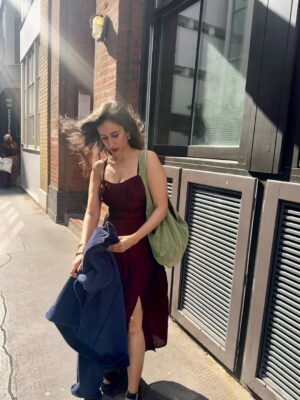 Namita Dubey Instagram - Is memory even perishable anymore, with the ceaseless presence of our photographs? 👾👾 

Thank you @pastmodrn for the dress 🍒💌🍒