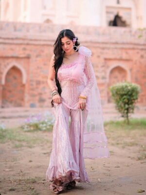 Nancy Arora Instagram - When God sends a replacement, you forget everyone who left…🤍🪬

Outfit by @ethnicwearby_meet 🌸

.
.
.

#trendingnow #explorepage #instadaily #dailypost #inancyarora #fashionblogger #likesforlike #fashionmodel #dailypost #lifestyle  #foryou #traditional #look