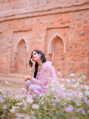 Nancy Arora Instagram - When God sends a replacement, you forget everyone who left…🤍🪬

Outfit by @ethnicwearby_meet 🌸

.
.
.

#trendingnow #explorepage #instadaily #dailypost #inancyarora #fashionblogger #likesforlike #fashionmodel #dailypost #lifestyle  #foryou #traditional #look
