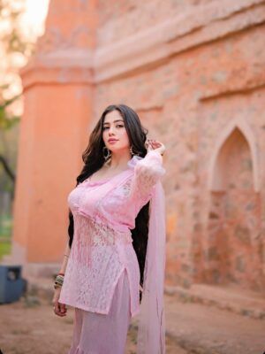 Nancy Arora Instagram - When God sends a replacement, you forget everyone who left…🤍🪬

Outfit by @ethnicwearby_meet 🌸

.
.
.

#trendingnow #explorepage #instadaily #dailypost #inancyarora #fashionblogger #likesforlike #fashionmodel #dailypost #lifestyle  #foryou #traditional #look