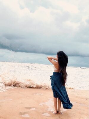Nancy Arora Instagram - Everything comes to You at the RIGHT TIME 🤍🥀

.
.
.
#trendingnow #explorepage #instadaily #dailypost #inancyarora #fashionblogger #likesforlike #fashionmodel #dailypost #lifestyle  #foryou #beach #look