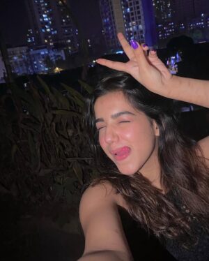 Nancy Suryavanshi Instagram - Night vibes 🥰
.
.
.
#instaphotos #look #nightvibes #mumbai