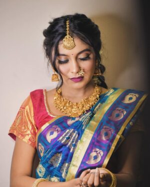 Nandini Padmukh Instagram - South Indian look ❤️✨

MUA : @nehazzglammy__mua
VC : @sumieclicks