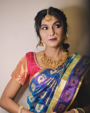 Nandini Padmukh Instagram - South Indian look ❤️✨

MUA : @nehazzglammy__mua
VC : @sumieclicks