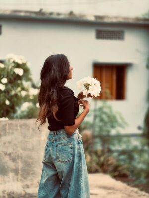 Nandini Padmukh Instagram - “She wore flowers in her soul, not just her hair.”✨