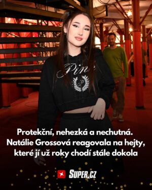 Natálie Grossová Instagram - A reagovala na to znamenitě, totiž písničkou Bohatá, kde si z toho všeho utahuje. Jen tak dál, tleskáme! 👏👏