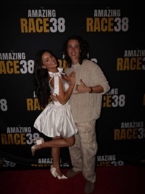 Natalie Negrotti Instagram - Dreams do come true! Honored to be competing with my sister as my teammate on the Amazing Race season 38. This is the coolest and most proud moment of my entire life so far!!!! SOOO GRATEFUL my heart is full 🤗 We flew to LA and had the best time ever at our Premier Party I LOVE U SISSY @stephanienegrotti and thank you to everyone who showed up we loved meeting you all 🖤 1st leg is complete see you all Wednesday for episode 2! Thank you to @sherrihill for dressing me I felt like a princess! 📸: @taylor.mcwhorter #theamazingrace #tar #tar38