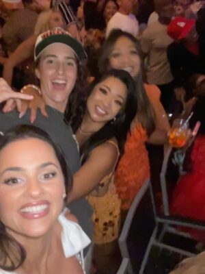 Natalie Negrotti Instagram - Dreams do come true! Honored to be competing with my sister as my teammate on the Amazing Race season 38. This is the coolest and most proud moment of my entire life so far!!!! SOOO GRATEFUL my heart is full 🤗 We flew to LA and had the best time ever at our Premier Party I LOVE U SISSY @stephanienegrotti and thank you to everyone who showed up we loved meeting you all 🖤 1st leg is complete see you all Wednesday for episode 2! Thank you to @sherrihill for dressing me I felt like a princess! 📸: @taylor.mcwhorter #theamazingrace #tar #tar38