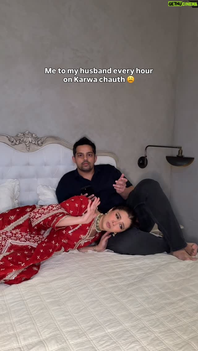 Natasha Luthra - 4.2K Likes - The audacity of this man to sip Coke in front of my starving eyes 👀

Jokes apart, Happy Karwa Chauth you guys 🥰✨
